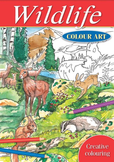 BOOK COLOURING WILDLIFE : Williams Direct