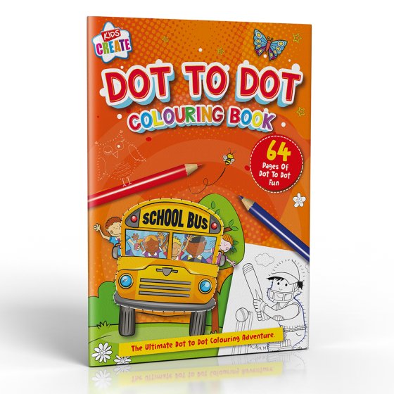 NEW FOR 2024 SG07903 BOOK DOT TO DOT KIDS CREATE 64 : Williams Direct